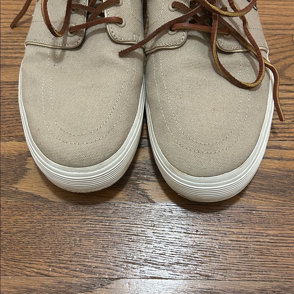 Polo by Ralph Lauren Shoes Men’s 12 Tan Boat Sneakers Yacht Beach Resort - Picture 4 of 12